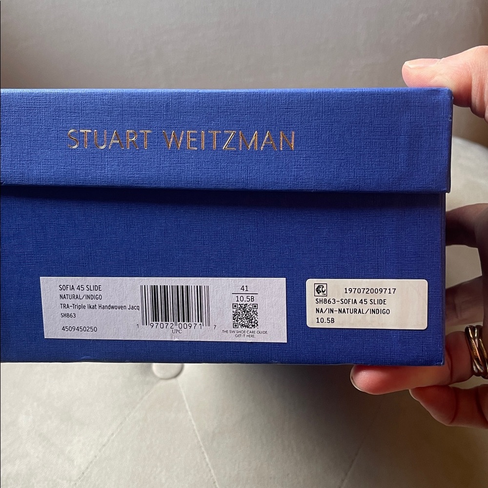 Stuart Weitzman Sofia 45 Ikat low heel Mules - Picture 10 of 11